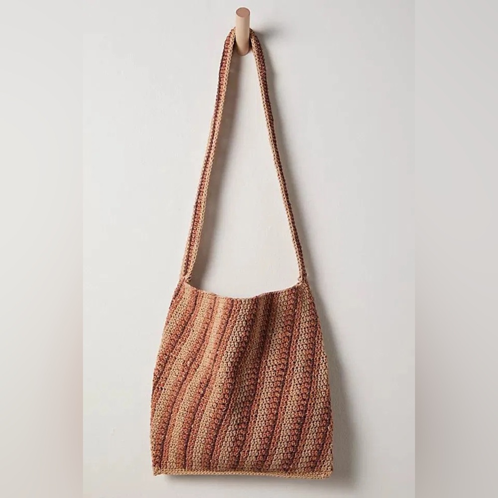 Free People Multicolor Crochet Shoulder Bag